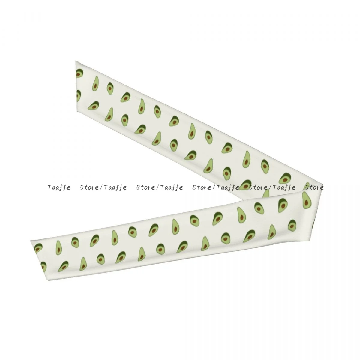 Tie Headbands Avocado Pattern Sports Head Band Athletic Sweatband Bandana Sweat Wicking