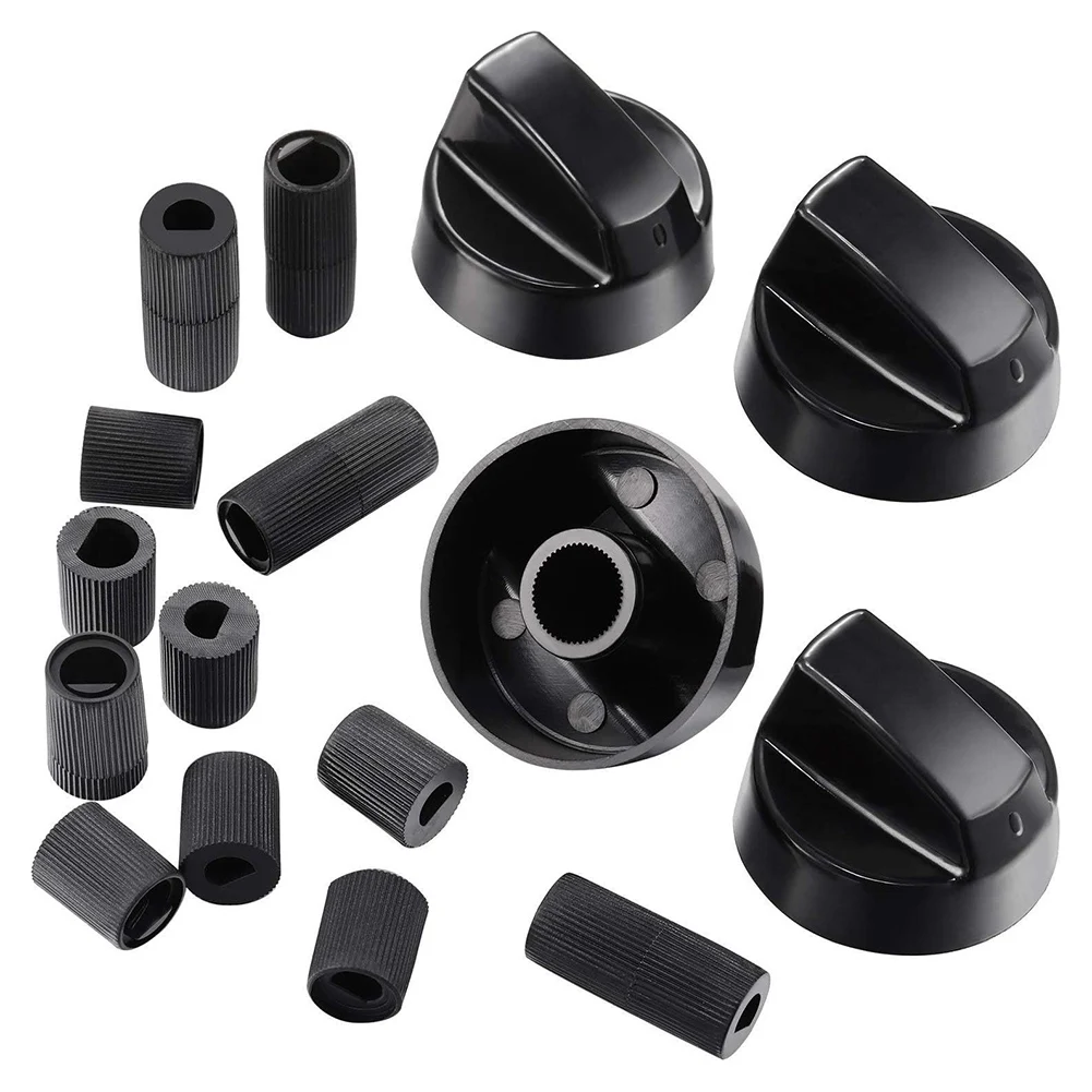  4pcs Control Knobs With 12pcs Adapters Versatile Control Knobs Set Knobs For Stoves Ovens Control Knob Kitchen Accessories