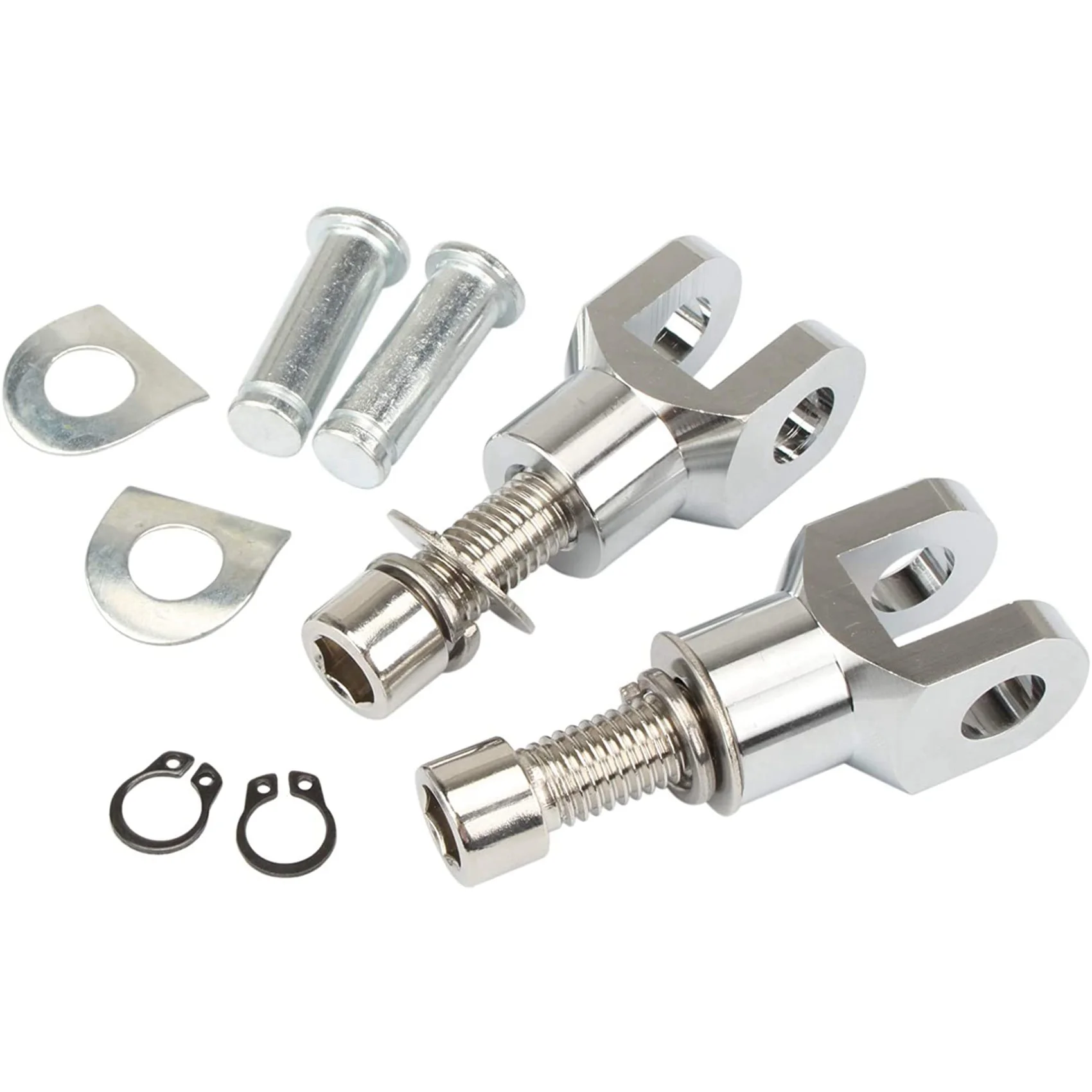 Classy-29Mm Motorcycle Foot Pegs Support Mount Passenger Footrest Pedal Bracket For Softail Fatboy Flstf 2000-2006 view 4