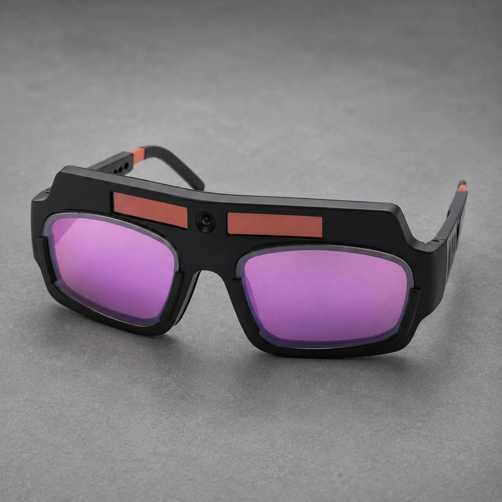 Auto Darkening Goggles Adjustable Temples Curved-Fit Fusing Goggles Safety Gear Soft Rubber Eye Protection Comfortable Fit