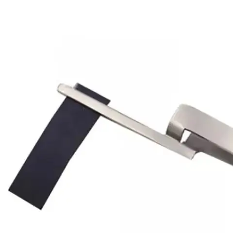 1 pz In Acciaio Inox Dentale Pinzette di Carta Occlusale Dritto Curvo Morso Articolazione Supporto di Carta Pinza Seghettata Pinza Strumento
