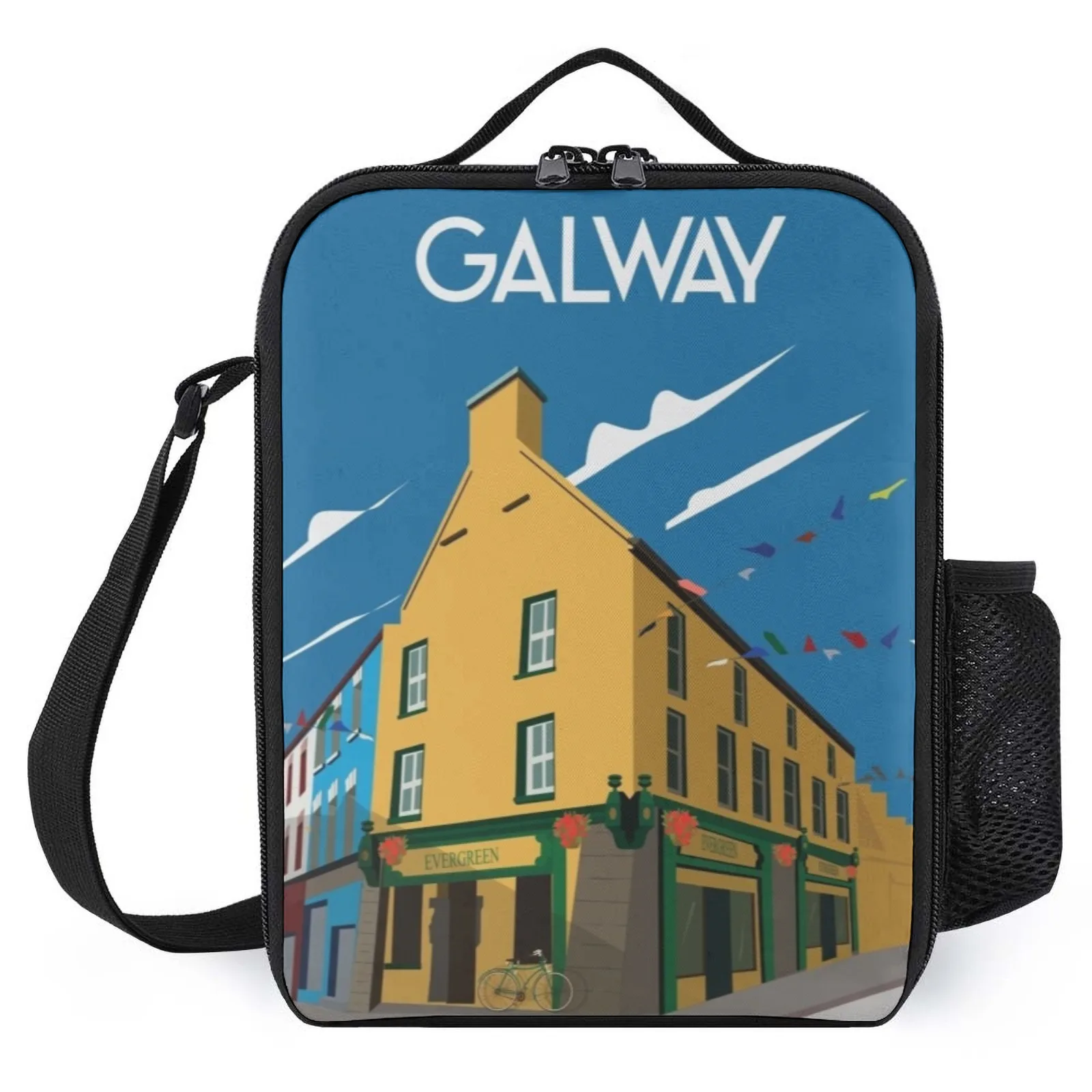 Irlanda 1 Sac Isotherme A Repas impreso regalos para profesores de escuela francesa fiambrera para niños bolsa aislante para lonchera