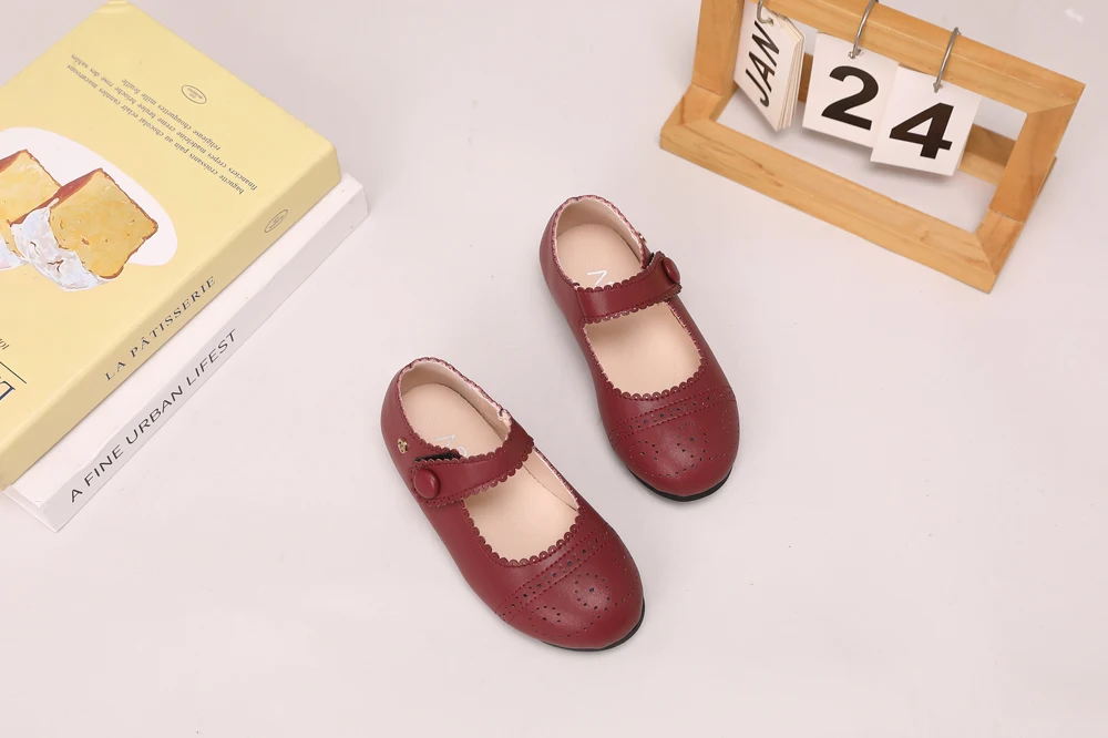 AS Kinderschuhe Marken-Kinderschuhe Baby Mädchen Lederschuhe Kleinkind Prinzessin Ballerinas Jungen Brogue Oxford Weiche Plateau Mary Jane Schuhe – Detail 34