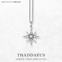 Necklace Royalty Star Summer Brand New Magic Boho Fashion Jewelry Europe 925 Sterling Silver Vintage Gift For Women