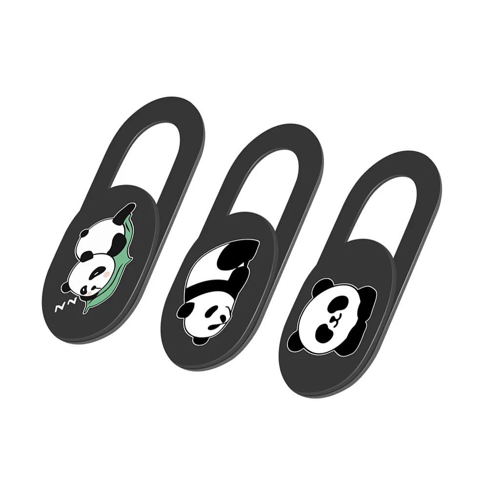 

3Pcs Mobile Phone Camera Privacy Covers Cartoon Animal Design Adhesive Stickers for Laptop Tablet Computer Privacy Protection