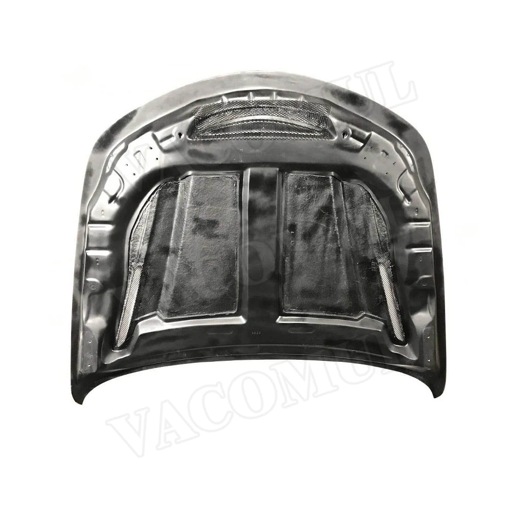 

Carbon Fiber Front Engine Hood Air Vent Cover For Alfa Romeo Stelvio 2017 2018 2019 FRP Bonnet Cap Car Styling