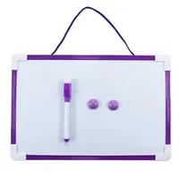 Magnetic Whiteboard with Marker and Magnets Set, Double-Sided Erasable Whiteboard Kids Drawing Board Hanging Memo Board