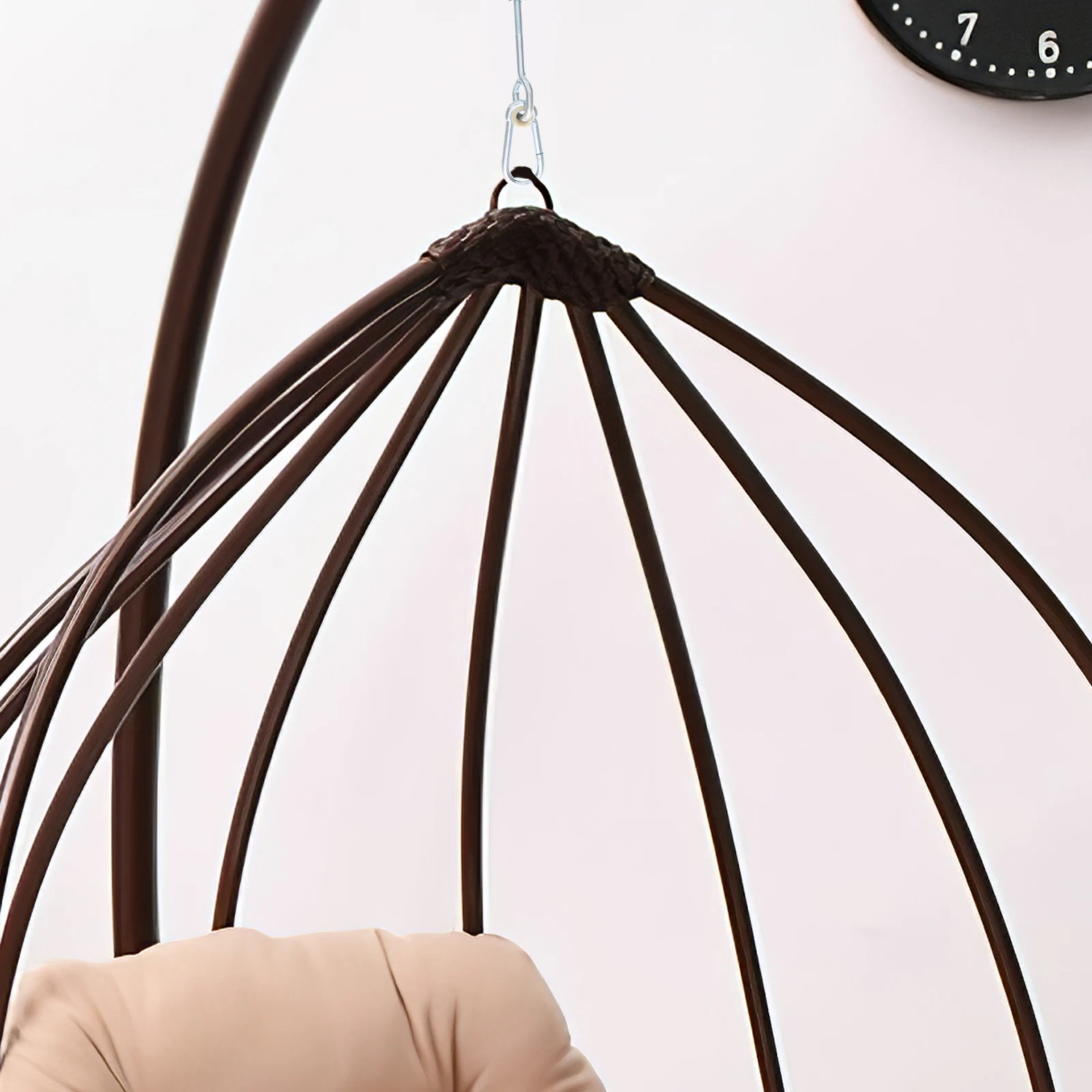 2 stücke Heavy Duty Schaukel Kleiderbügel Decke Montage Haken Metall Hängematte Hängen Hardware Robuste Schwenk Aufhänger Für Veranda Schaukeln