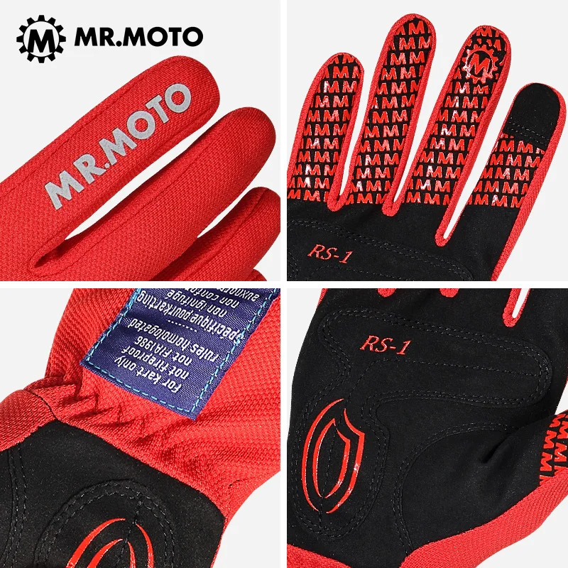 MR.MOTO C8001 Fashion Car Kart Racing Bike Summer Guantes guanti da bicicletta comodi e traspiranti antiscivolo