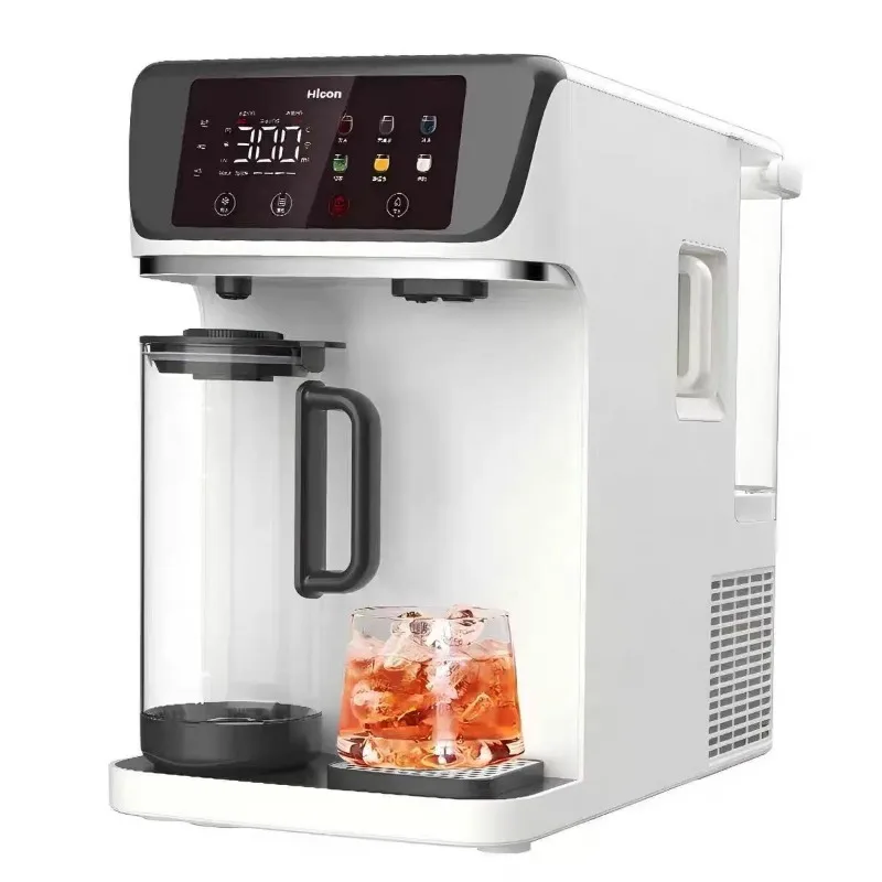 

5-in-1 Ice Maker Water Dispenser Countertop Rapid Cooling, Self-Cleaning Portable Ice Machine Energy Saving for Home/Office