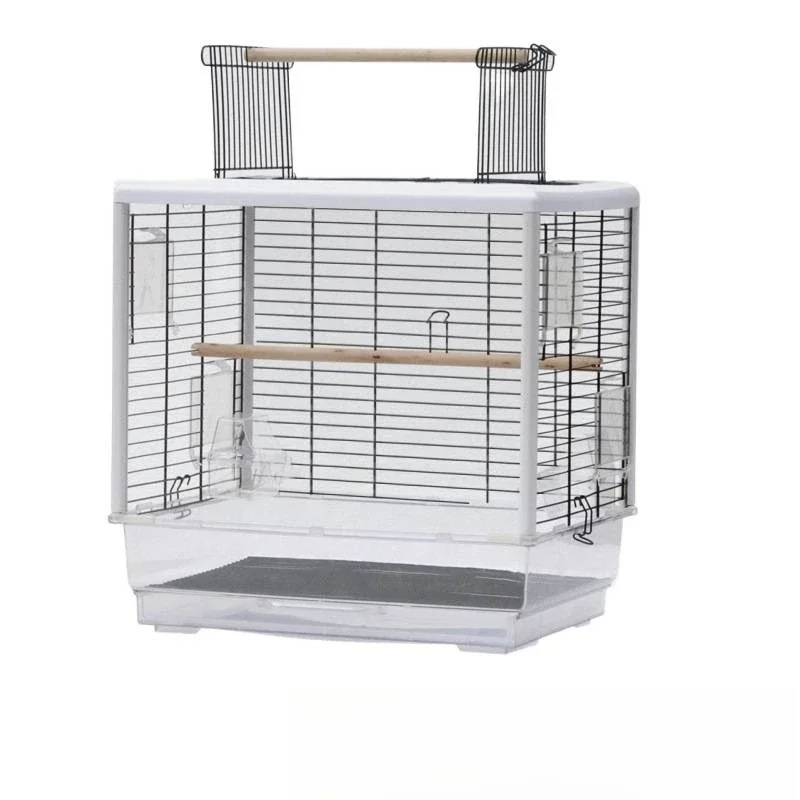 

Parrot bird cage, large acrylic, transparent ornamental bird cage