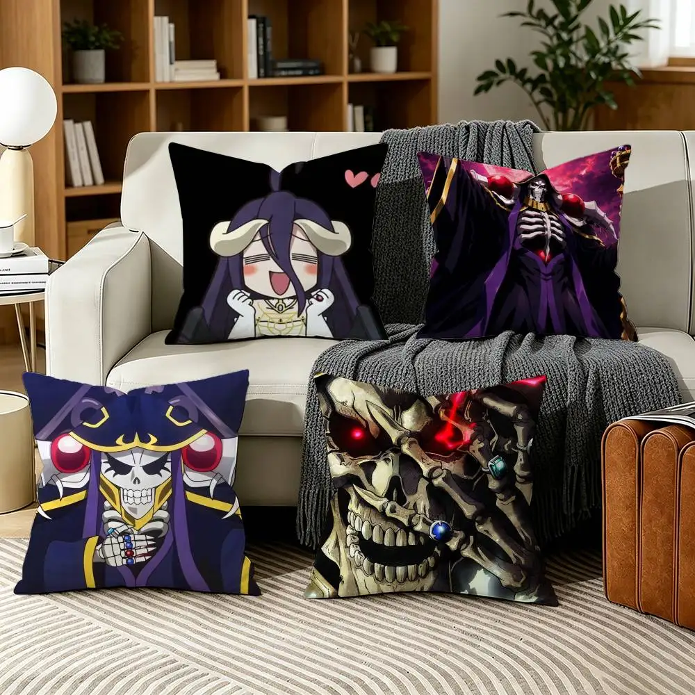 Anime Overlord A-Albedo Pillow Case Pattern Printed Pillowcase For Living Room Sofa Cushion Cover