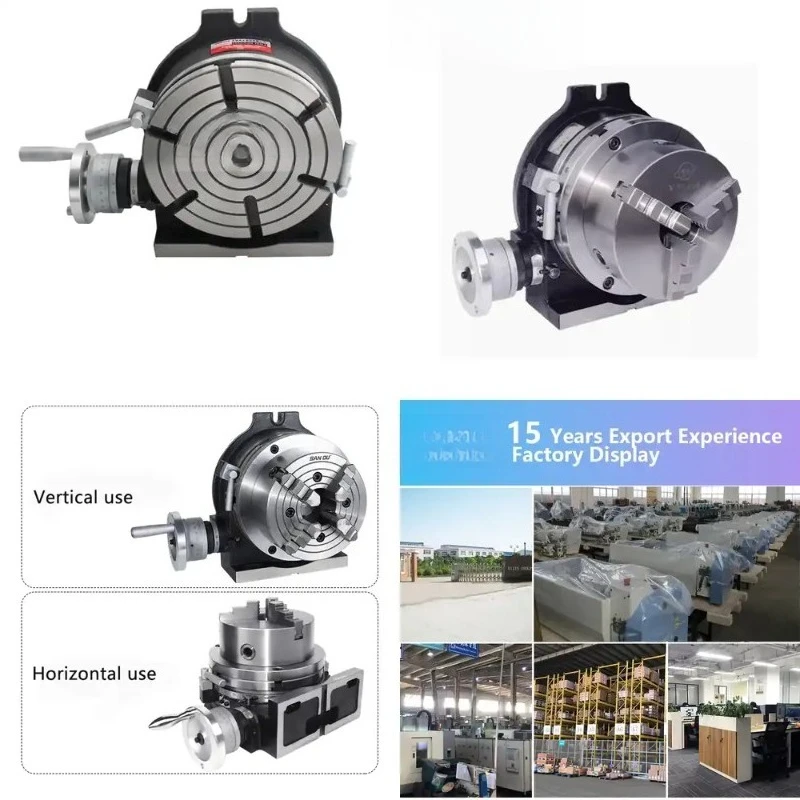 

BS1 Universal Dividing Indexing Head, Equipped with 200mm 3 Jaw Chuck, Milling Machine Professional Accessories