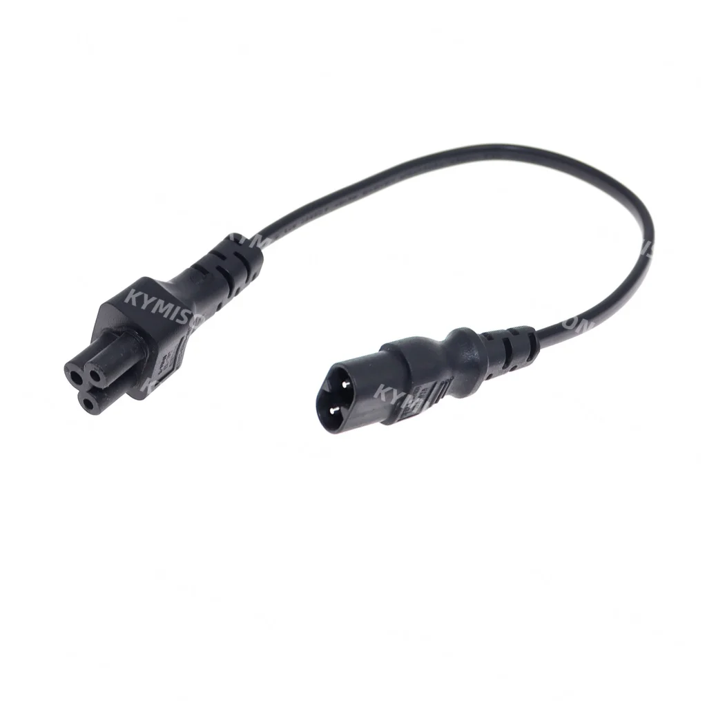 IEC 320 C5 Female to C8 Male Adapter Lead Cord, High Quality C5-C8 Extension Cord, IEC C8 to C5 Adapter Connector Cable