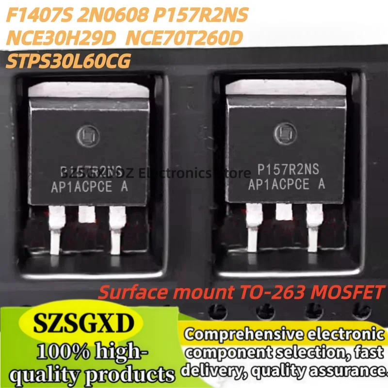 5pcs New Quality 2N0608 IPB80N06S2-08 STPS30L60CG  NCE30H29D  NCE70T260D F1407S IRF1407S  SVGP157R2NS P157R2NS TO-263 In stock