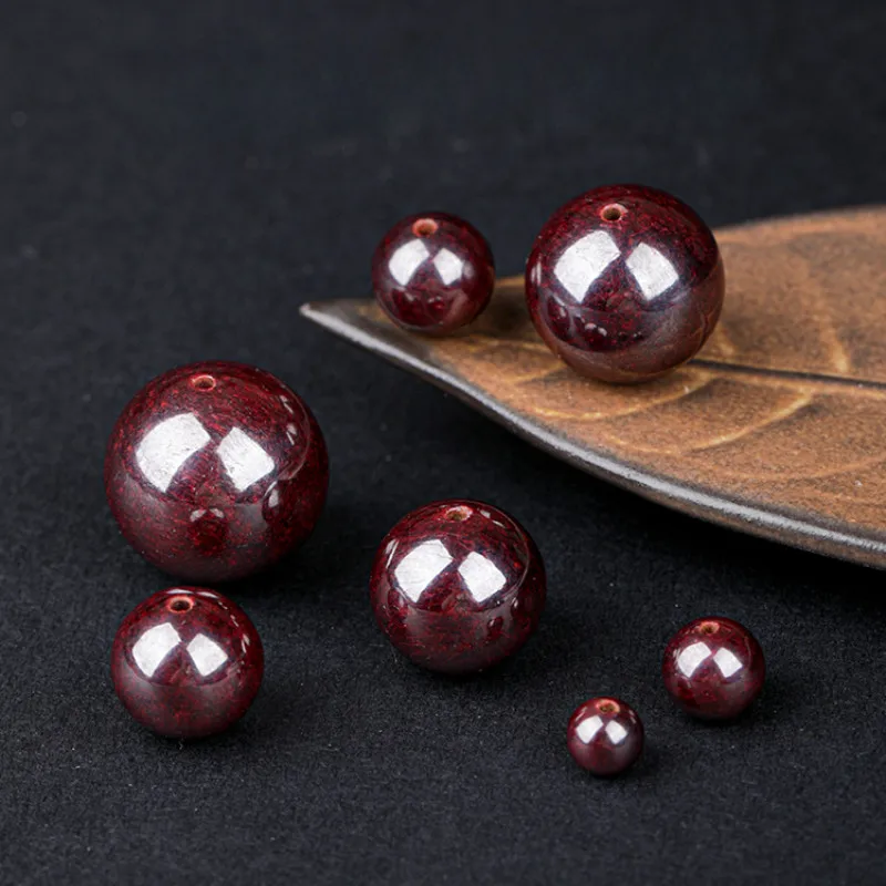 

Raw cinnabar loose beads