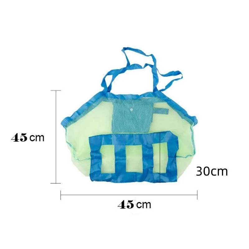 Giocattoli da spiaggia per bambini borsa a rete Protable giocattoli per bambini borse per la conservazione borsa da spiaggia per il nuoto borsa da