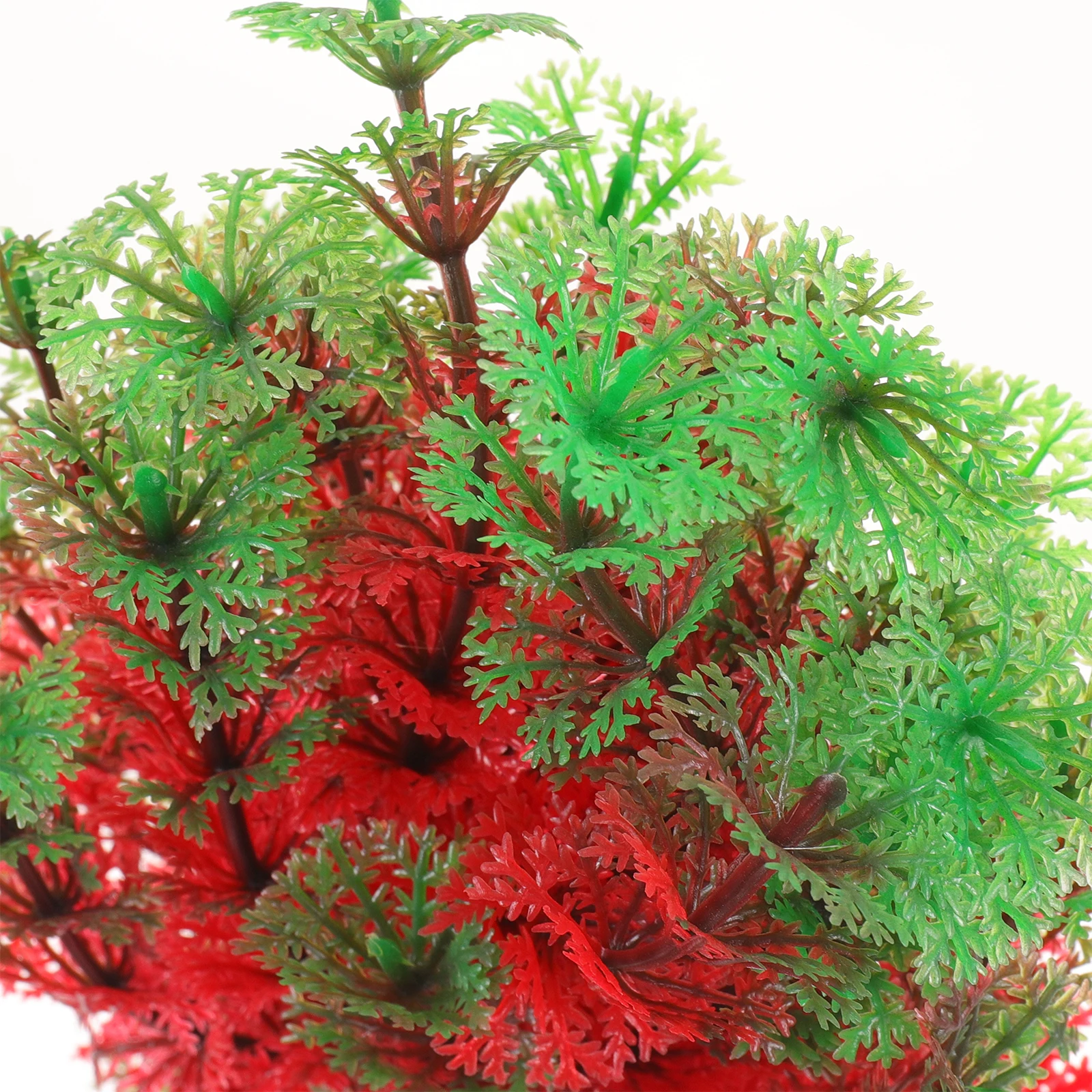 

Desktop Aquarium Decor Plastic Fish Tank Decorative Plant Compact Fake Greenery Realistic Small Aquatic Accessories For