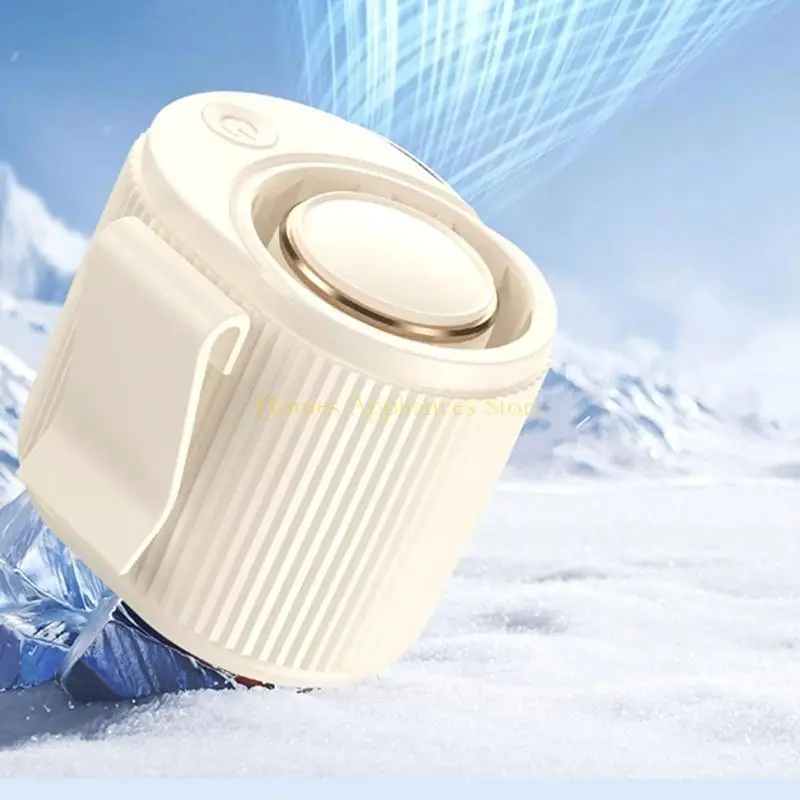 مروحة تبريد فعالة D0AB مع شحن USB مروحة الخصر المحمولة للاستخدام اليومي