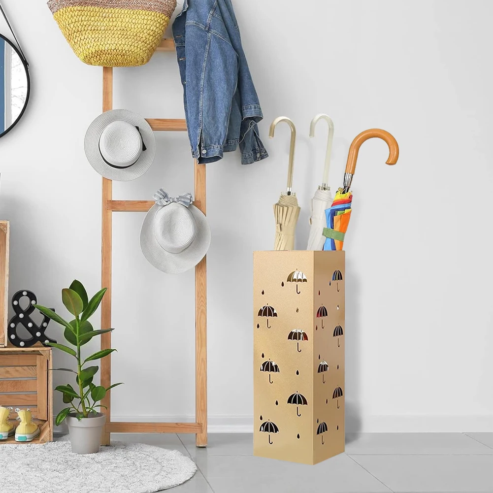 

Металлическая подставка для зонтов в стиле шик, отдельно стоящая, для прихожей, дома, отеля, офиса, декоративная