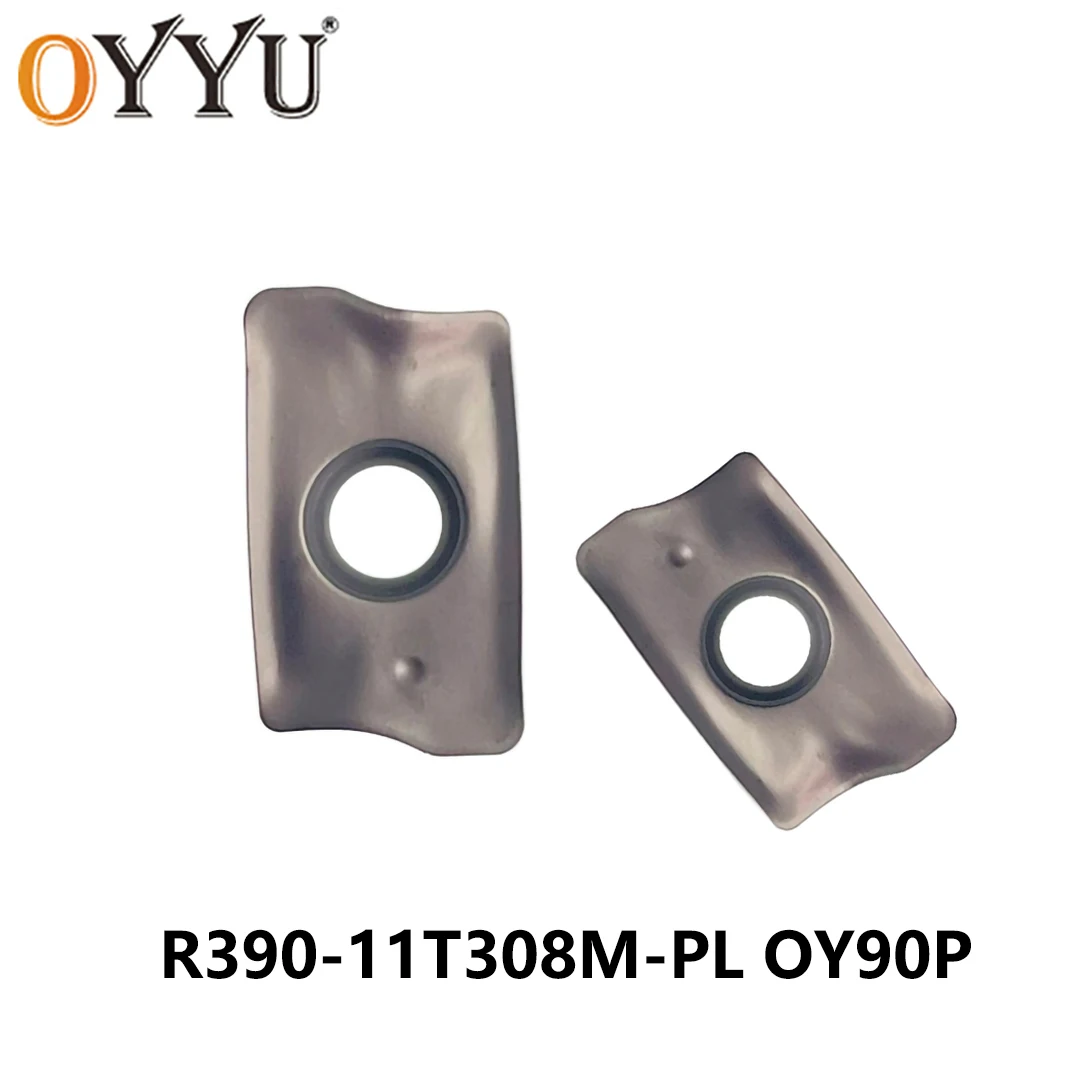 

OYYU 10pcs R390-11T308M-PL OY90P CNC Lathe Cutter Carbide Turning Inserts Milling Cermet Cutting Blade Tool Parts Machine Metal