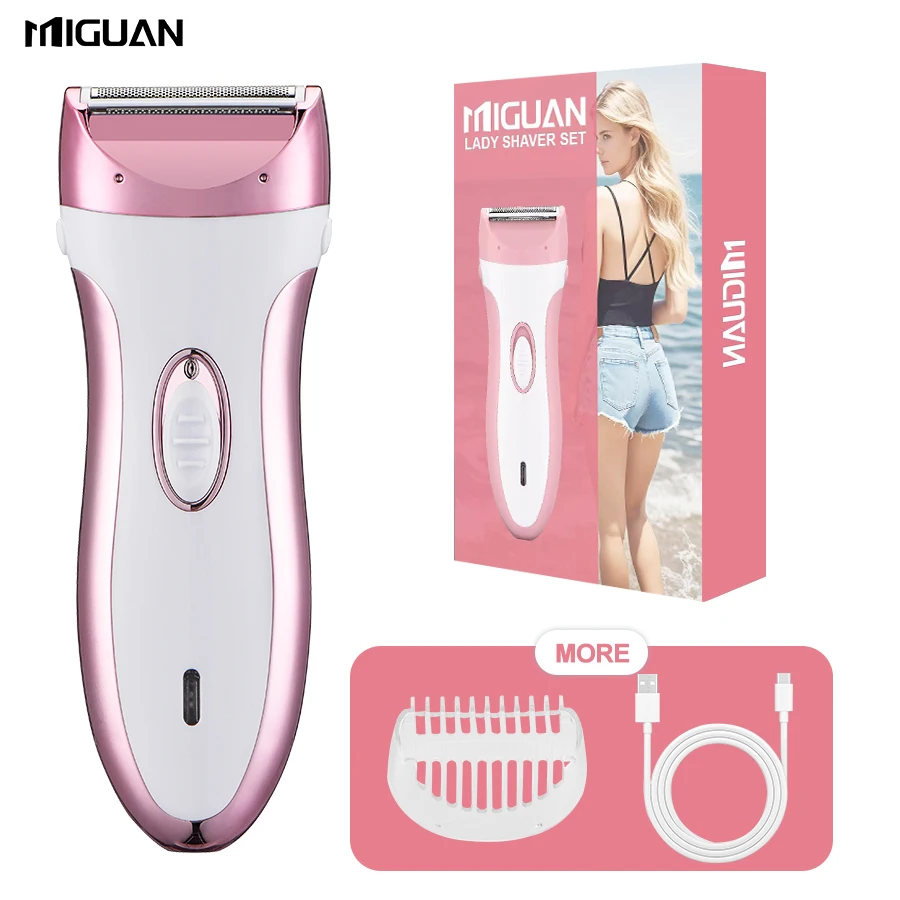 

Женская электробритва, лезвие из нержавеющей стали, многофункциональная бритва из алюминиевой фольги, с USB-зарядкой, используется для лица