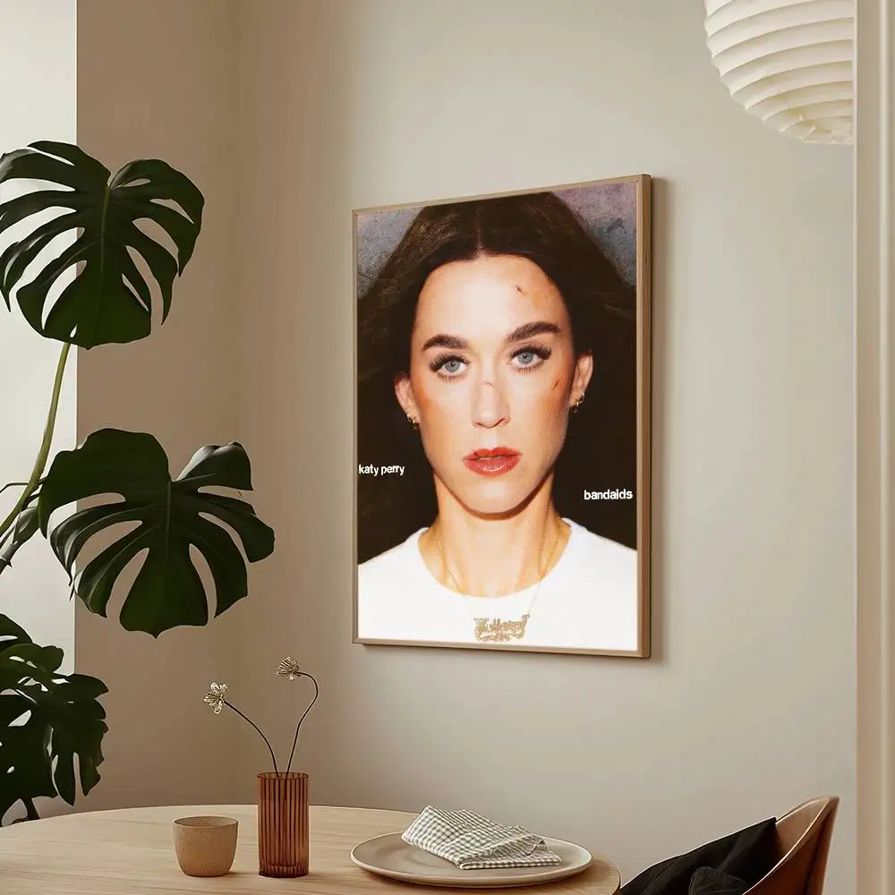 ملصق لوحات زخرفية لملصقات Singer K-Katy P-Perry مناسبة لغرف المعيشة وغرف النوم والمكاتب والحانات #6