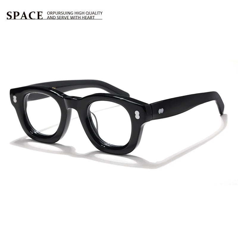 Luxury brand round frame tortoiseshells men glasses frame SCOT women presbyopia myopia optical fashion acetate glasses