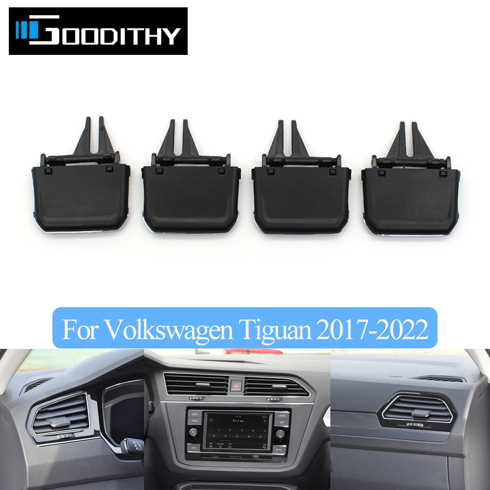 

Car Interior Front Air Conditioning AC Vent Grille Outlet Tab Clip Repair Kit For VW Volkswagen Tiguan 2017-2022