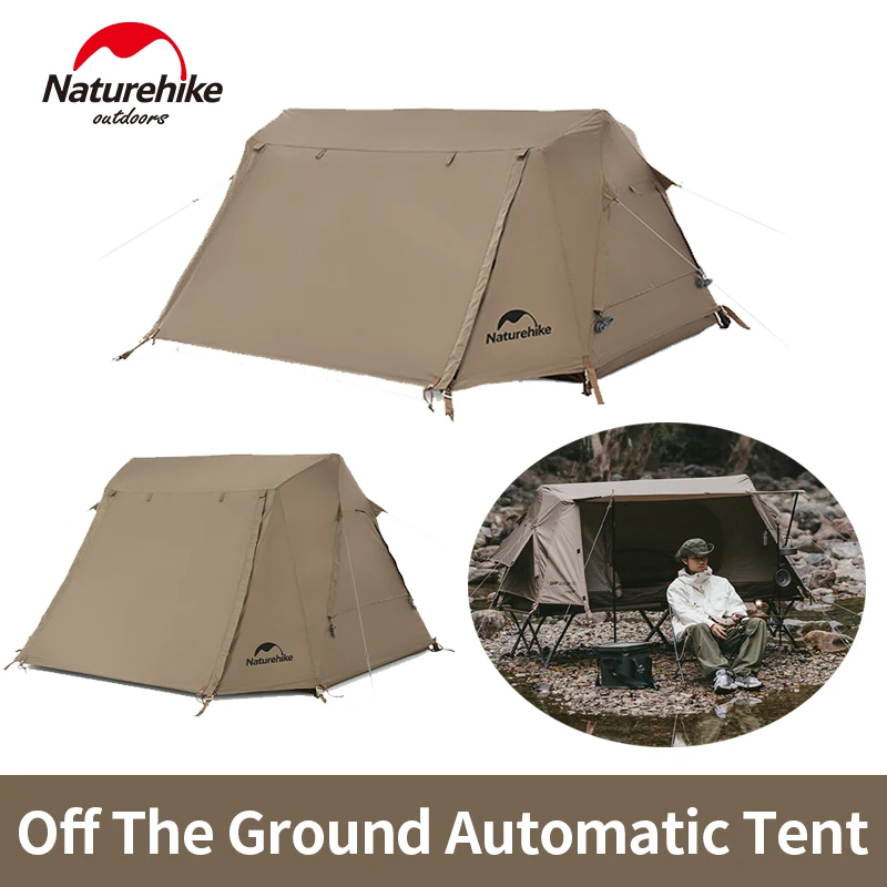 

Naturehike Off the Ground Tent Outdoor Camping 1-2 Person A-Type Automatic Fishing One Touch Tent Quick Open Bed Waterproof Tent