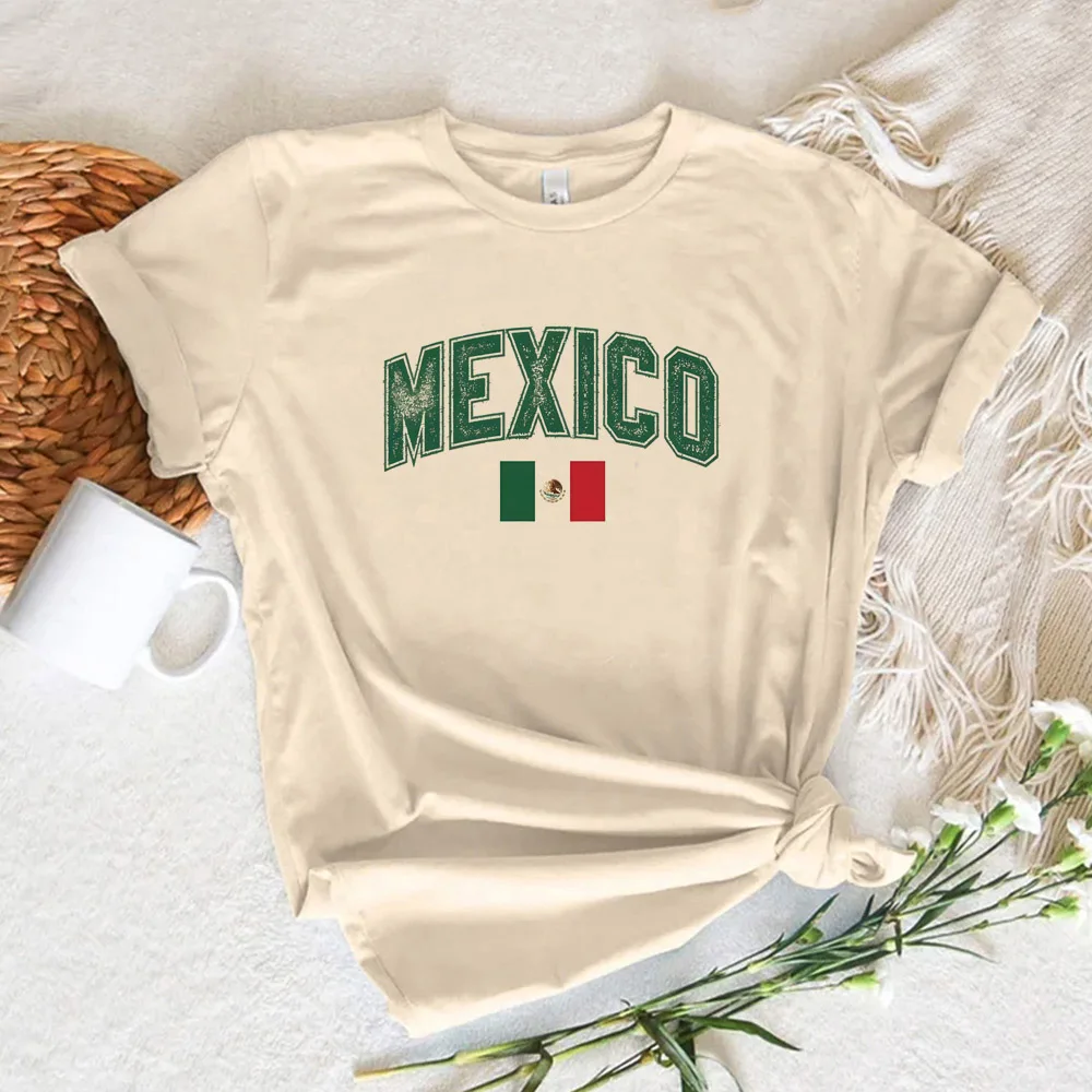 

Mexico tshirt women streetwear summer harajuku t-shirts girl harajuku Japanese funny clothing