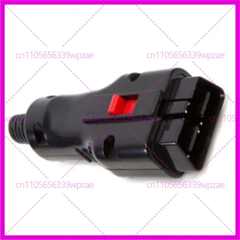 

OBD2 16-контактный разъем ручки, автомобильный OBD2 позолоченный штекер в сборе OBD диагностический интерфейсный разъем