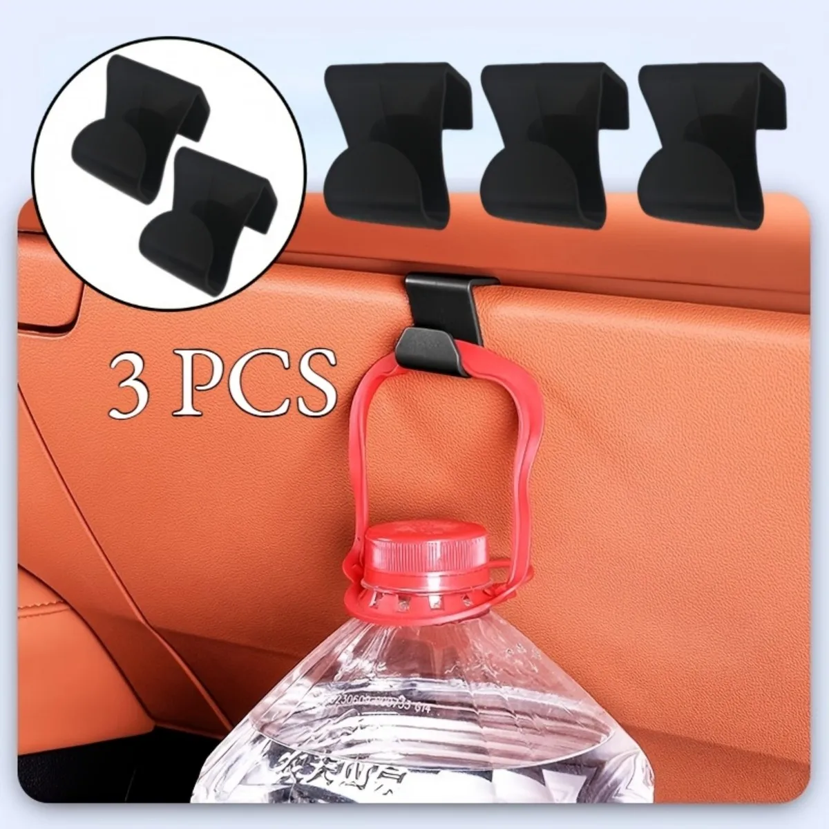 3pcs Car Glove Box Hidden Hook, universal Passenger Bag Hook, Car Interior Storage Rack, Space Saving Car Accessories