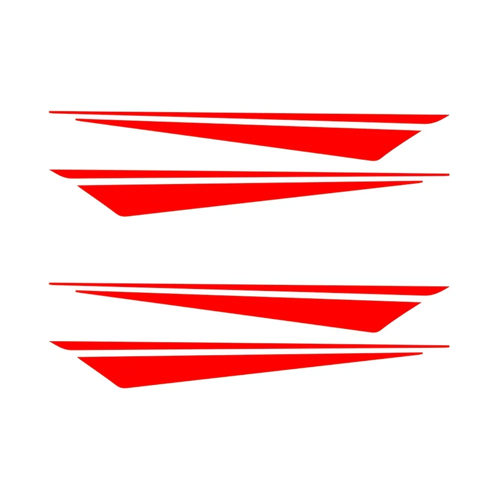 1Set Multi‑color Optional Red Diagonal Stripe Vinyl Sticker, Sport Decor Decal for Car Rims Motorcycle Helmet Bike Water Bottle
