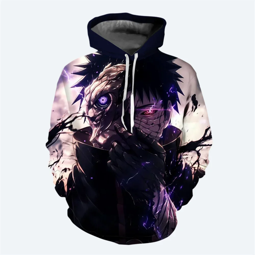 나루토 소년 소녀 후디, 일본 애니메이션 남성 후디, 3D 프린트 풀오버, 사스케, 우치하, 이타치, 남성 의류, 패션