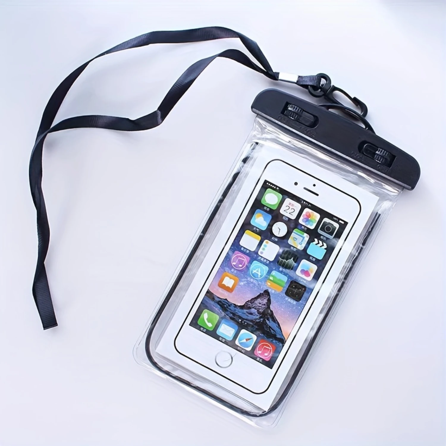

10-Pack PVC Waterproof Phone Case, Glossy Finish, Touch-Screen Compatible Dry Bag Pouch for Swimming, Boating, and Outdoor Activ