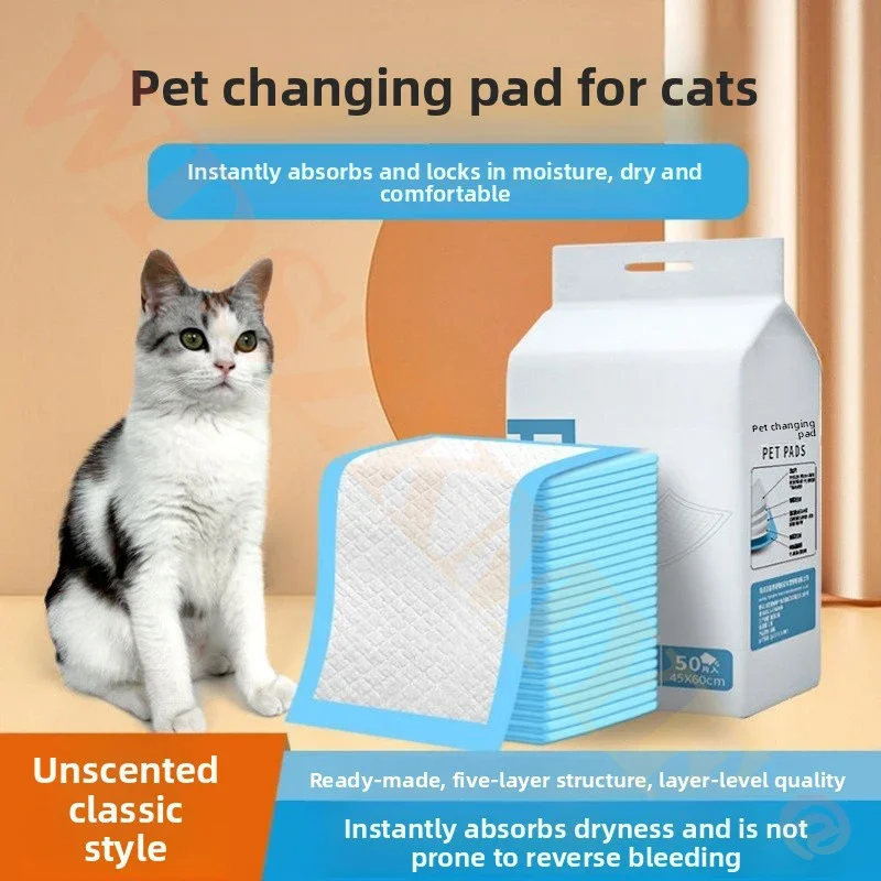 

20/40/50/100PCS Absorbent Dogs Diapers Disposable Puppy Training Pee Pads Quick Dry Surface Mat Clean Cushion Dog Supplies