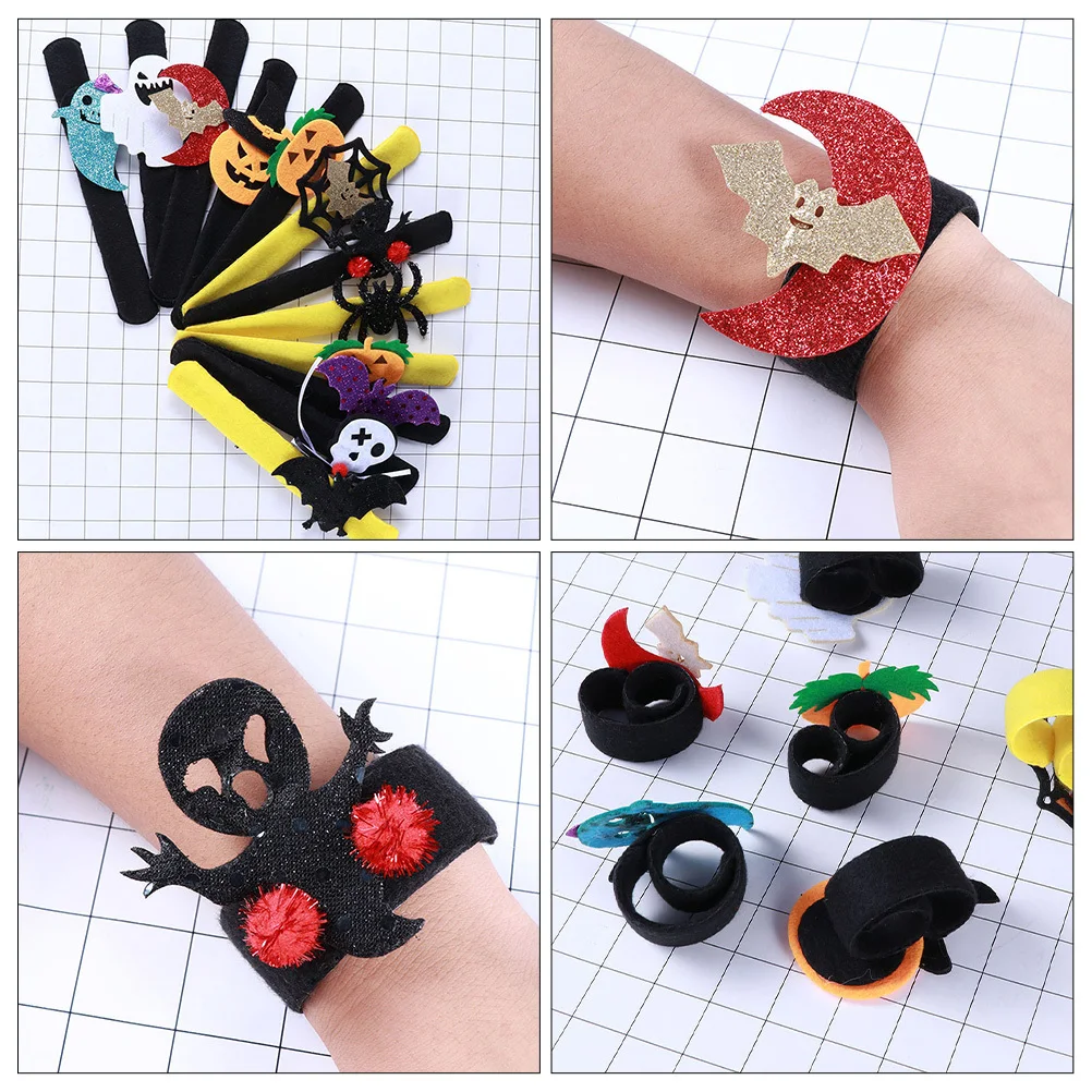 

20pcs Slap Bracelets Premium Material Lightweight Durable Wristband For Kids Teens Adults Christmas Halloween Birthday Party