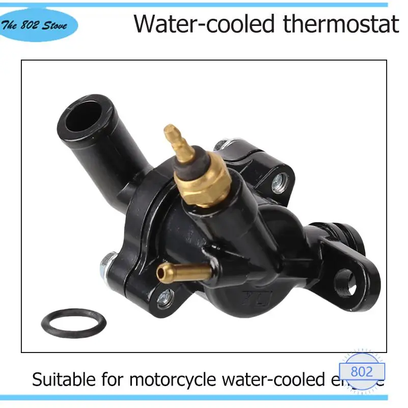 Motorcycle Radiator Thermostat Switch Temperature Sensor Suitable for Lifan Zongshen Loncin 150cc 200cc Water-Cooled Engine