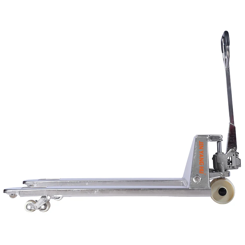 Factory Cleanroom Hand Pallet Truck 2000Lbs  Rust-Free Pallet Jack Mover for Hygienic Material Handling Forklift Truck