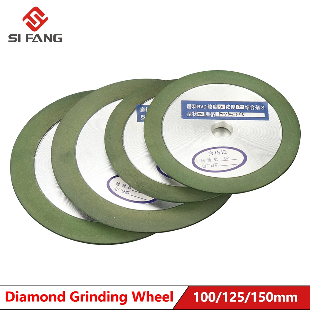Ściernica diamentowa Koło szlifierskie 125x32x15mm do frezów ze stali wolframowej Ostrzałka do narzędzi Szlifierka 1 szt. 150-400grit