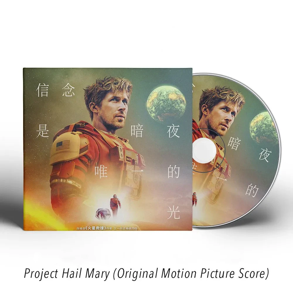 

Movie Project Hail Mary Daniel Pemberton Music CD Greatest Hits OST Album 2pcs Music Record Cosplay Walkman Car Soundtracks Box
