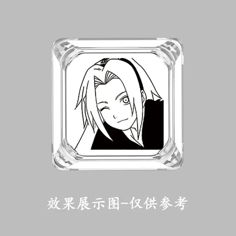 Naruto Sasuke Uchiha & Itachi Uchiha Anime Zwei-Dimensionale Kreuzachsen-Tastenkappen Cartoon-Muster Leuchtende Tastatur-Dekoration – Detail 11