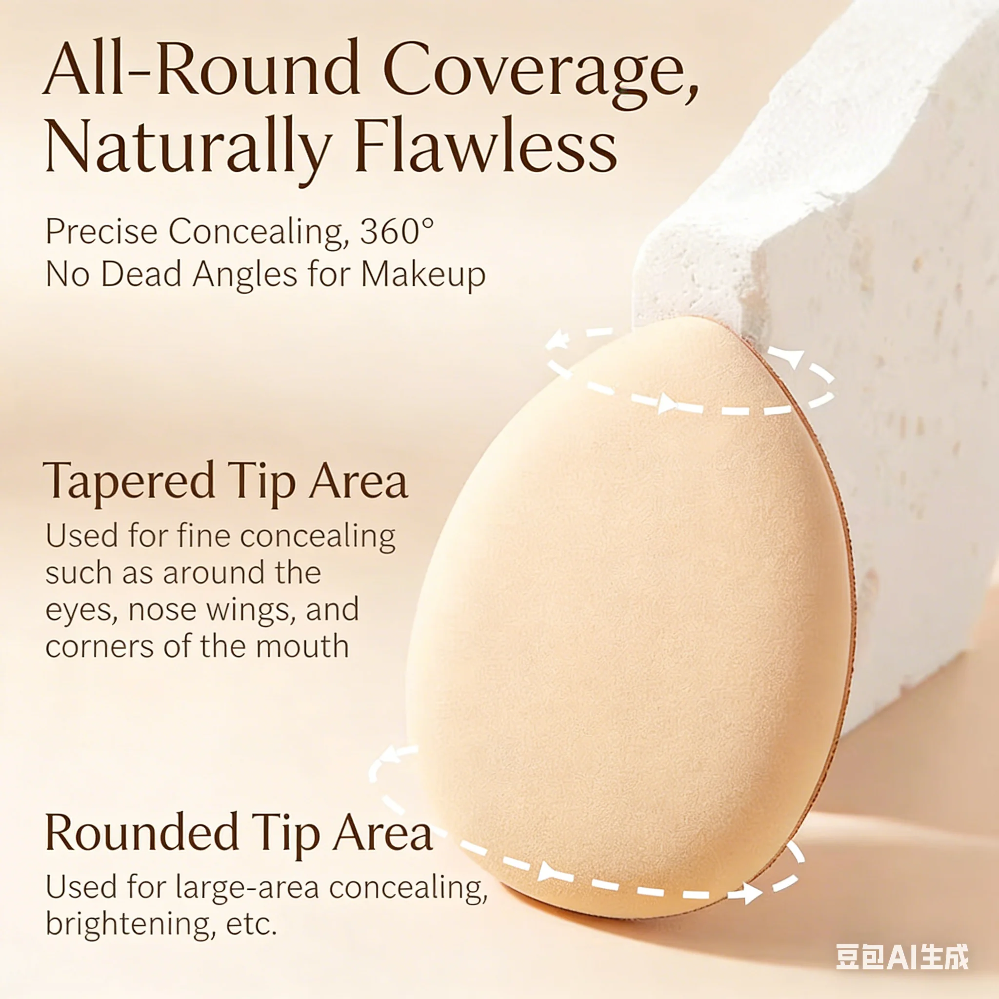 3 قطع قصيرة أفخم مثلث ماكياج نفث مثلث المخملية قابل للغسل مسحوق نفخة مستحضرات التجميل العين الجمال ماكياج أداة قابلة لإعادة الاستخدام الإسفنج