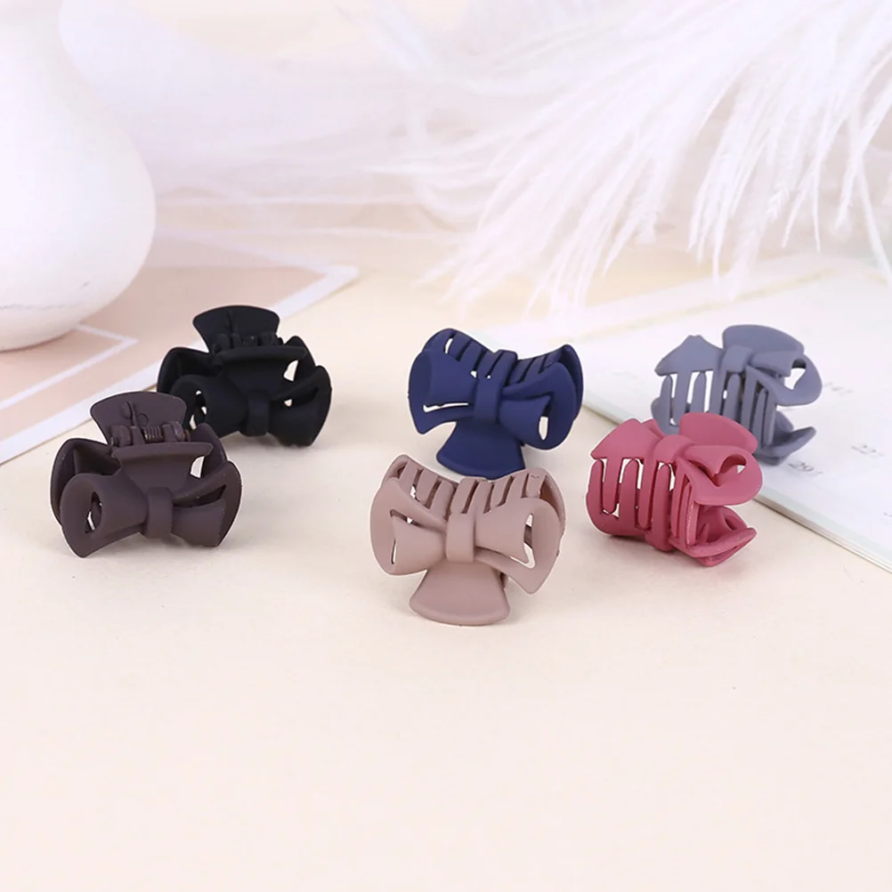 

24pcs Small Hair Claws Bowknot Mini Hair Clamps Headwear for Girls Women Lady (Mixed Color) hair clip