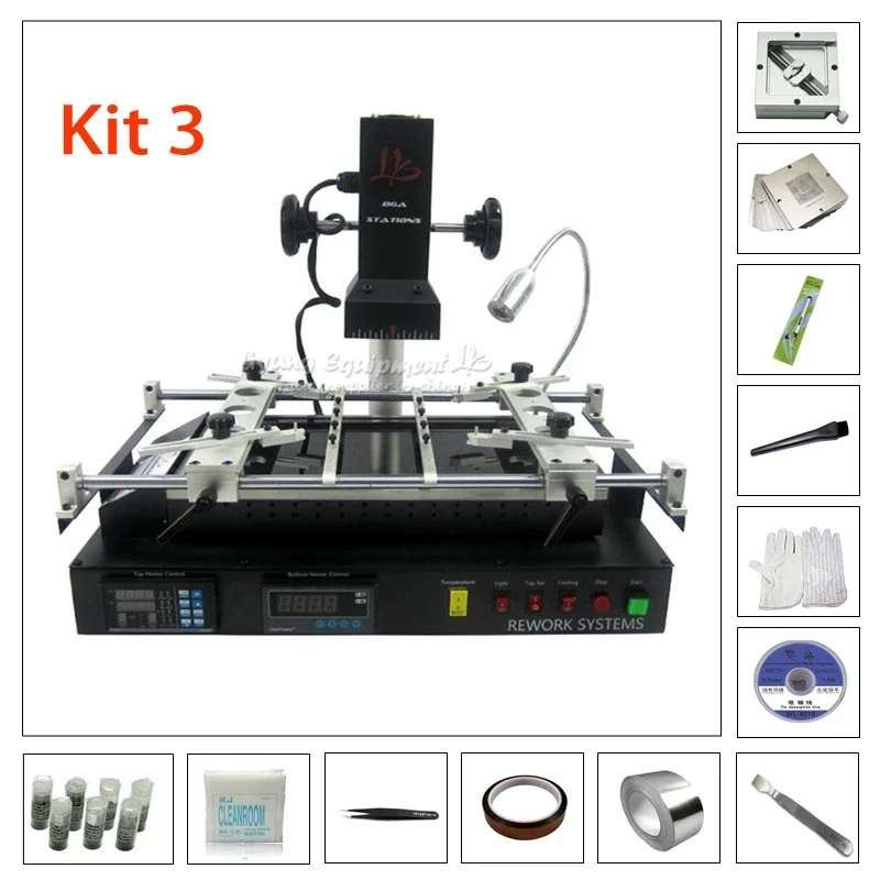 220 V LY IR8500 IR6500 V2 BGA Rework Station 2 Zones Infrarood Moederborden Mobiele Laptop Chip PCB Reparatie Soldeermachine