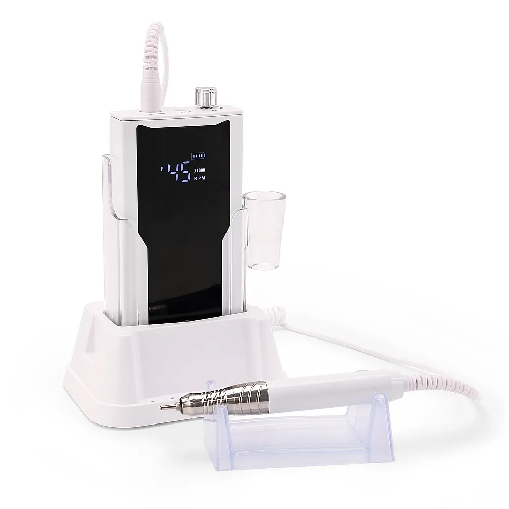 2026 Aluminum Alloy Material Pedicure Nail Drill 85w Brushless Portable Nail Machine Manicure 45000rpm High Torque E-file