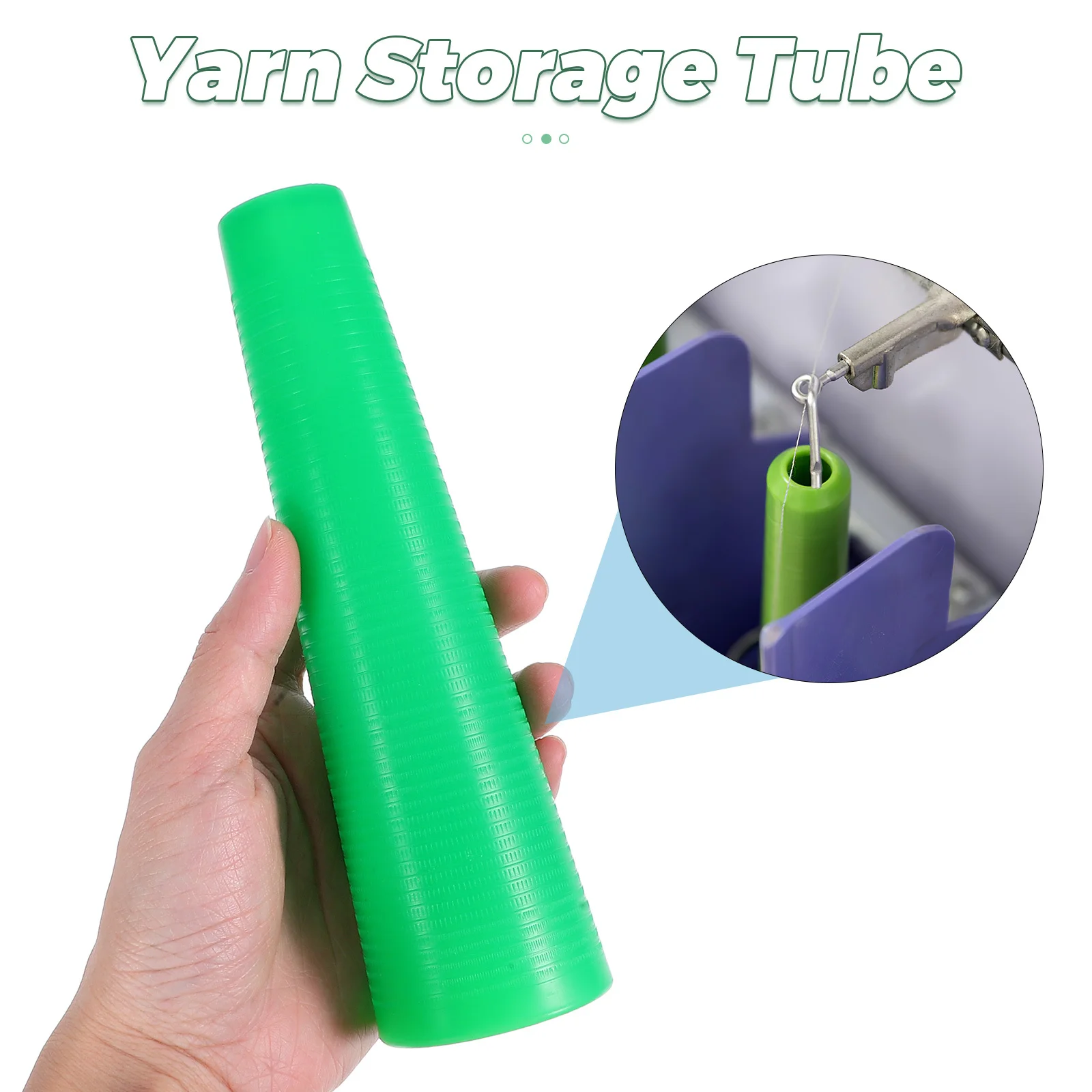 10Pcs Plastic Winding Bobbin Precision Angle Design Yarn Tube for Smooth Yarn Release DIY Knitting Sewing Tools