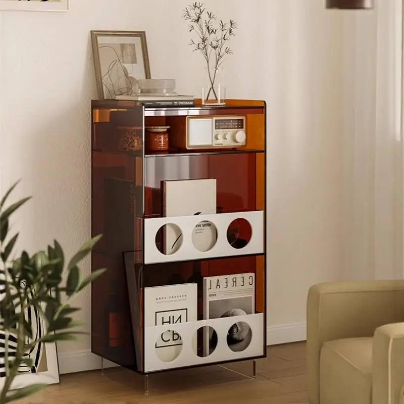 Acrylic creative side cabinet, locker, small , dining side , living room sofa, entrance cabinet, medieval combin