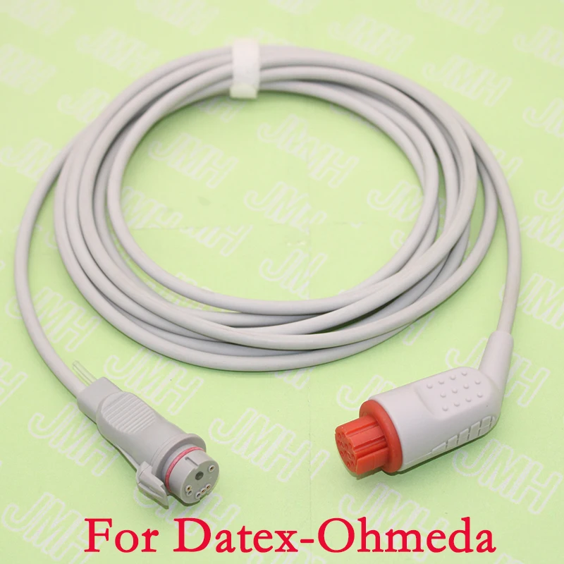 

Compatible with Datex for Abbott/Utah/Edward/BD/Medix/HP IBP transducer IBP Adapter cable.